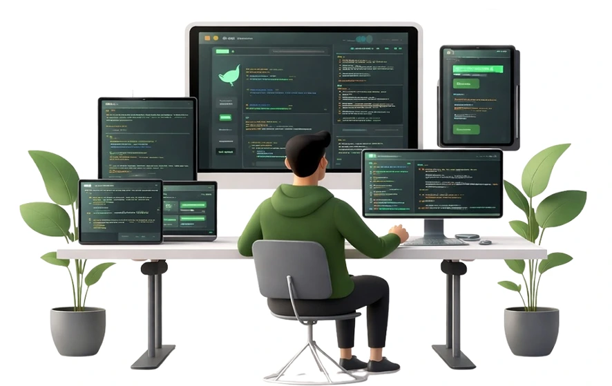 Developer platform illustration